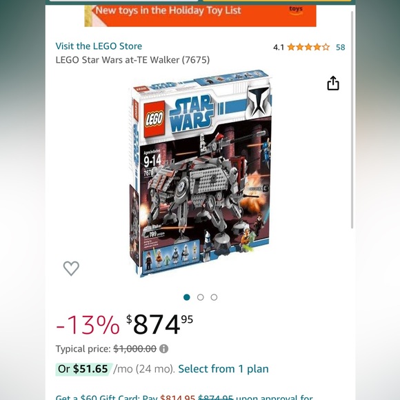 Lego Star Wars AT-TE Walker Set - Picture 12 of 12